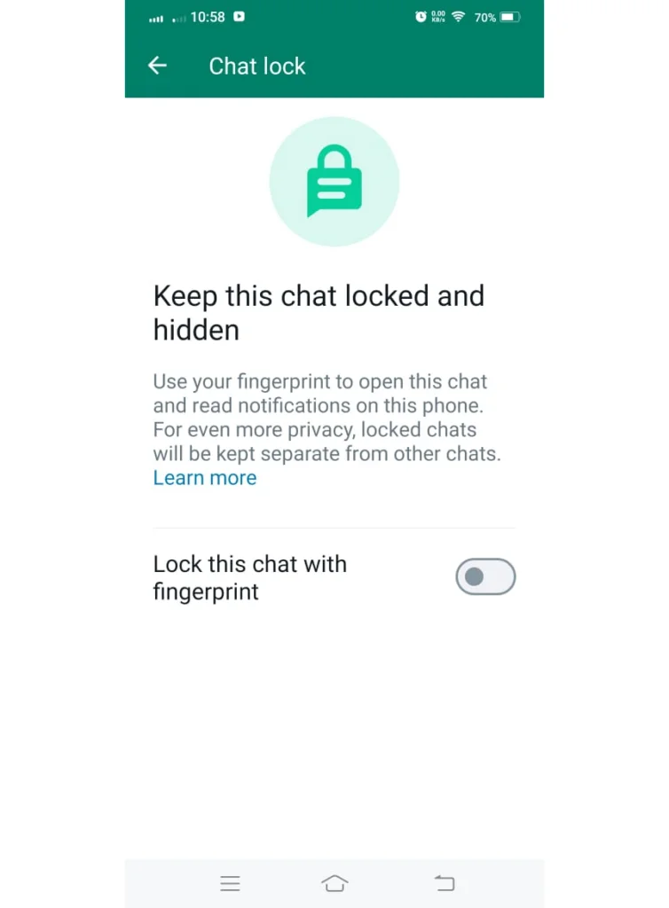 chat locks